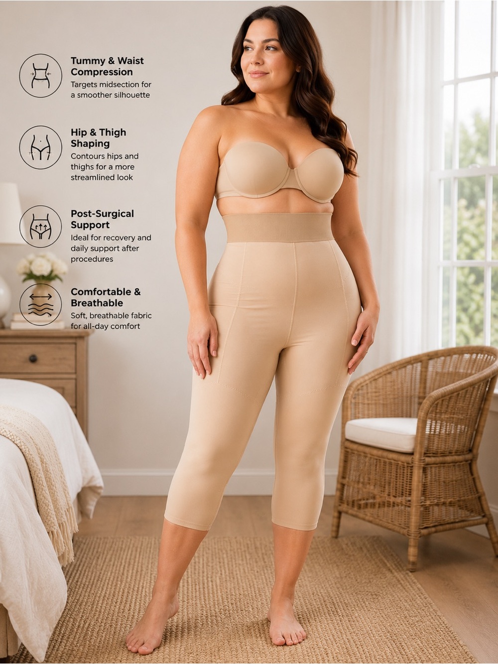 Isavela Professional-grade post-surgical compression garment in Size XL.